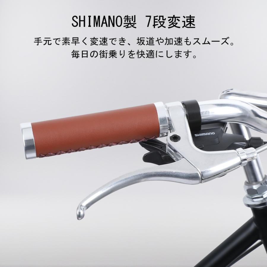 クロモリクロスバイク 26インチ SHIMANO 7段変速 前後クイックリリース