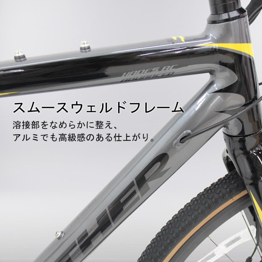 ロードバイク 700C SHIMANO SORA 18段変速 アルミフレーム ディスク