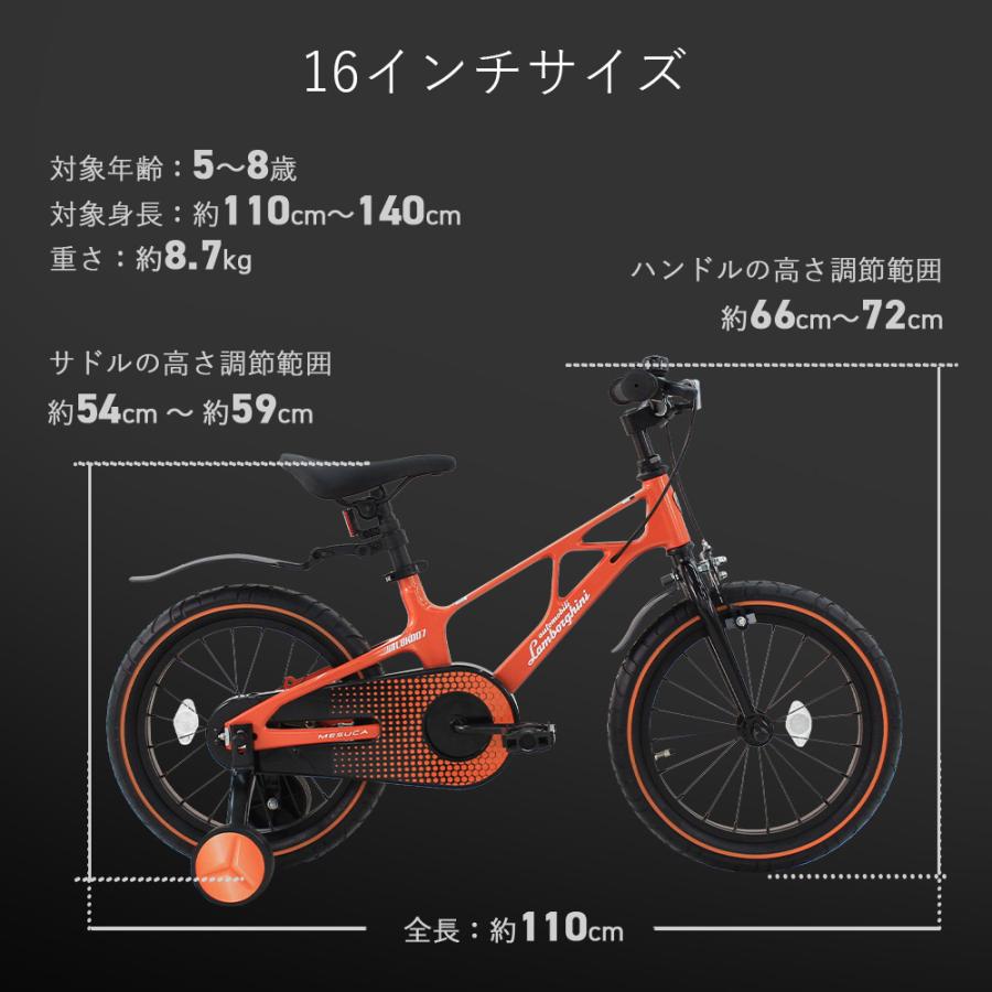 Lamborghini公式】 子供用 自転車 MTB 20インチ マグネシウムフレーム