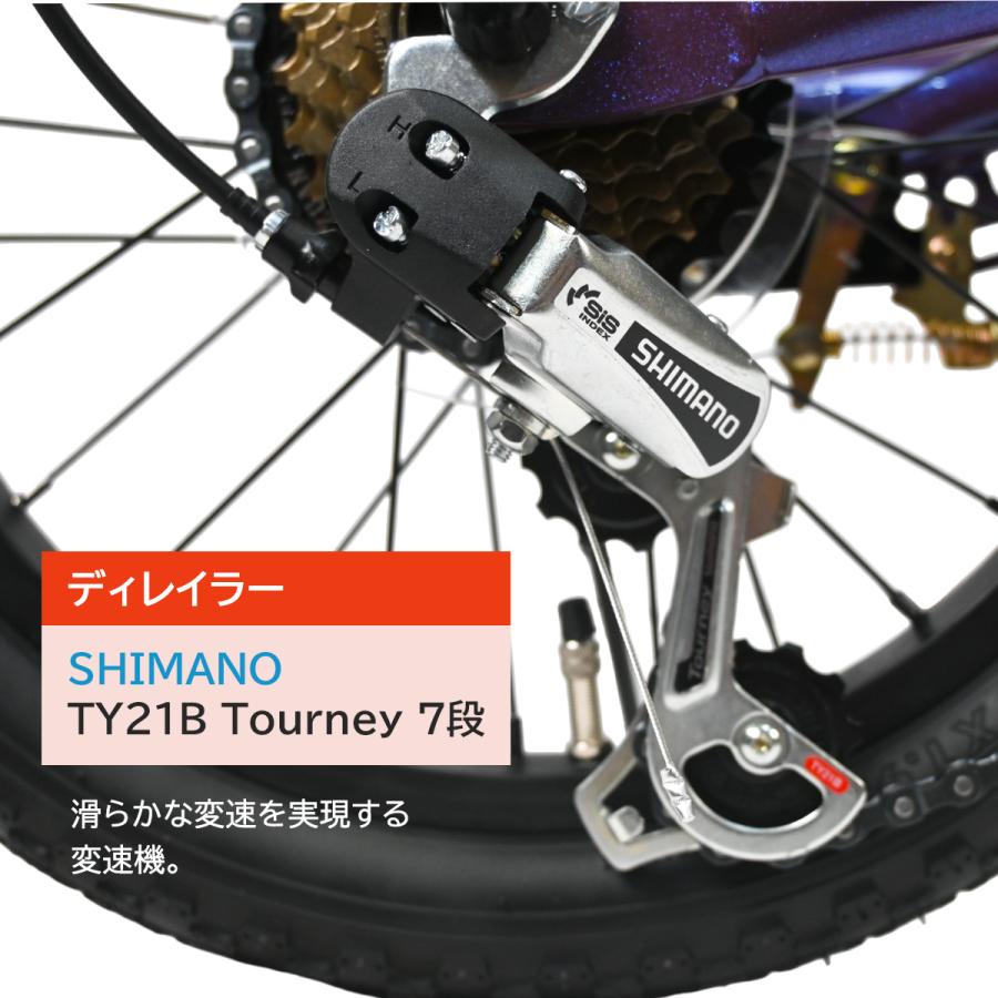 ミニベロ EIZER MINIBEAST 16インチ コンパクト シマノ 付属品