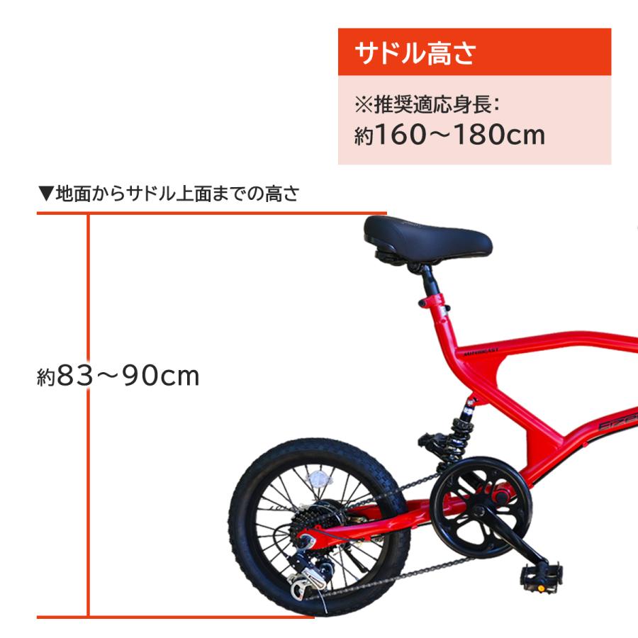 ミニベロ EIZER MINIBEAST 16インチ コンパクト シマノ 付属品