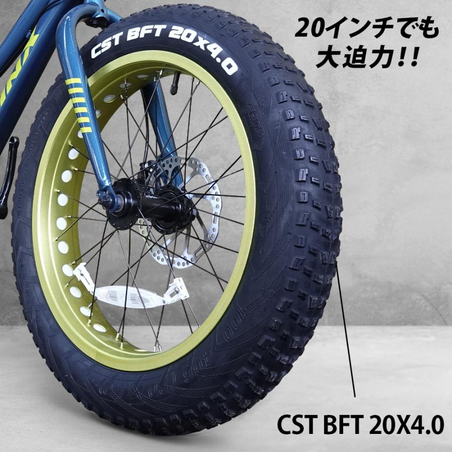 ファットバイク 20インチ Wディスクブレーキ 自転車本体 ファットバイク 20インチ Wディスクブレーキ 自転車本体