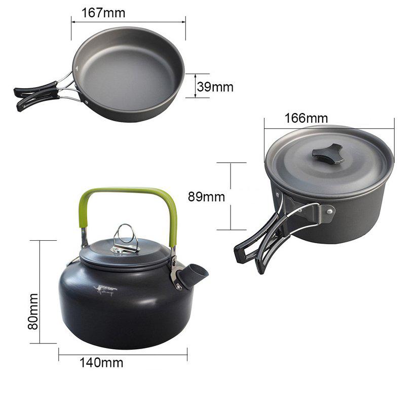 アウトドア調理器具セット キャンプ用品 クッカーセット アウトドア調理器具セット キャンプ用品 クッカーセット