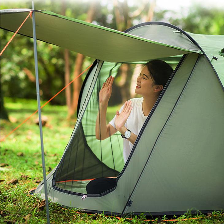 ワンタッチテント ワンタッチテント ポップアップテント フルクローズ 虫よけ 網戸