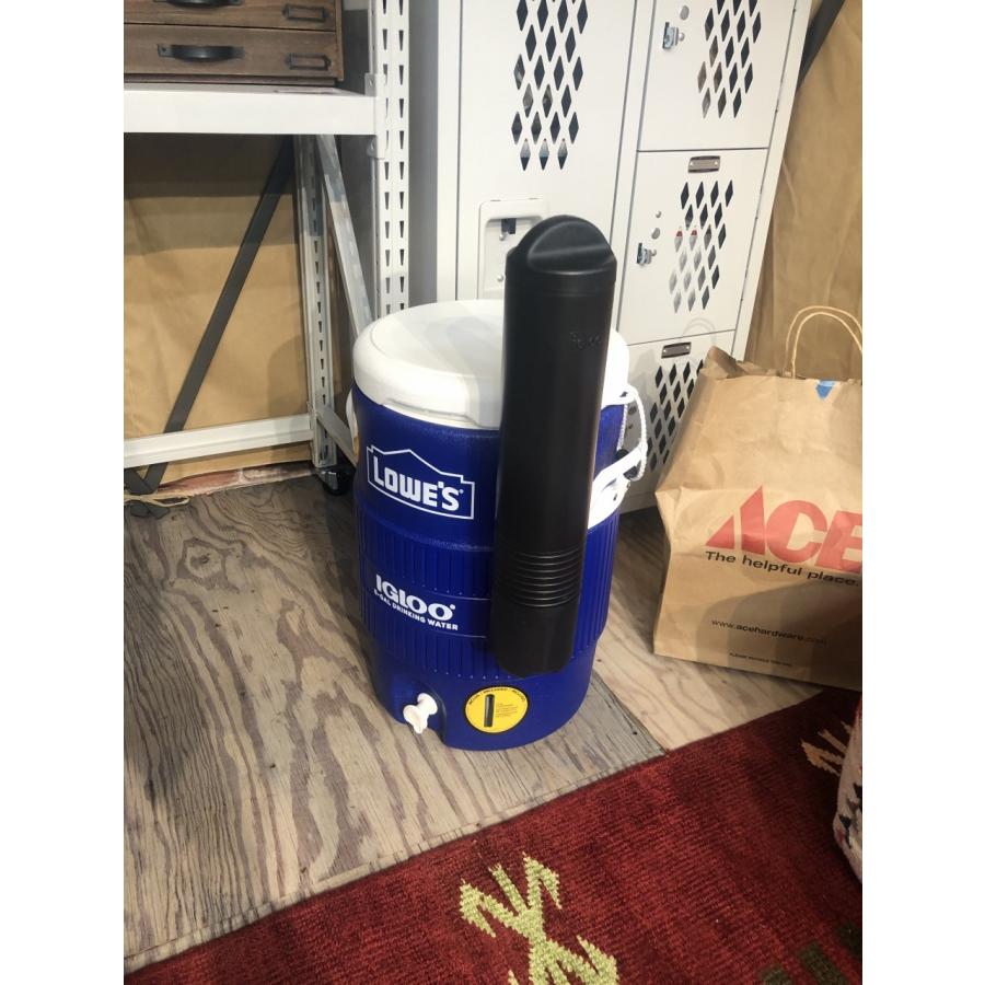 IGLOO イグルー ウォータージャグ ジャグ 5ガロン ブルー コップホルダー付き LOWE'S ロウズ コラボ Wネーム キャンプ アウトドア アメリカ雑貨 USLOW5GLBL_2