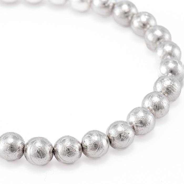 ギベオン隕石　ブレスレットC 約6㎜約16㎝ 石流通センター 高品質 天然石 ブレスレット ギベオン隕石