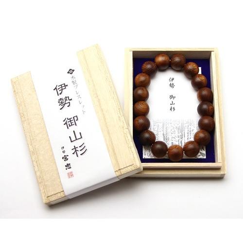 伊勢宮忠　御山杉 ブレスレット ブレスレット 伊勢外宮 御山杉 12mm 17玉 （アソート） No.3 : 宮忠