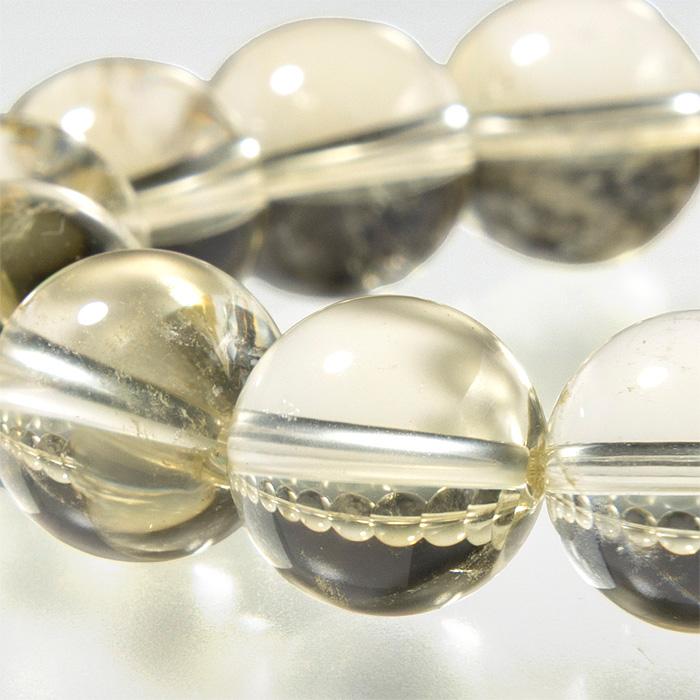シトリン ブレスレット 天然シトリン （ブラジル産） 12mm 17玉 No.65