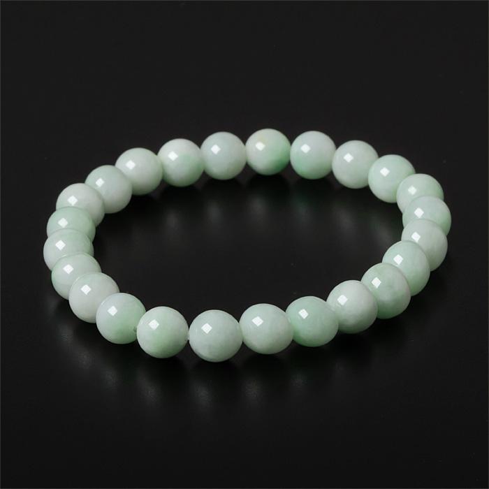 糸魚川翡翠 （いといがわひすい） ブレスレット （姫川産） 8mm 24玉