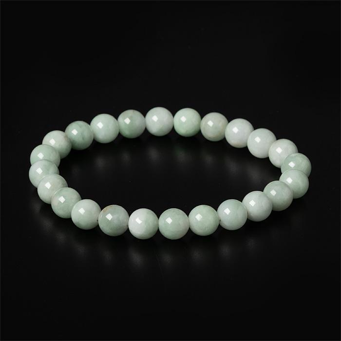 糸魚川翡翠 （いといがわひすい） ブレスレット （姫川産） 8mm 24玉