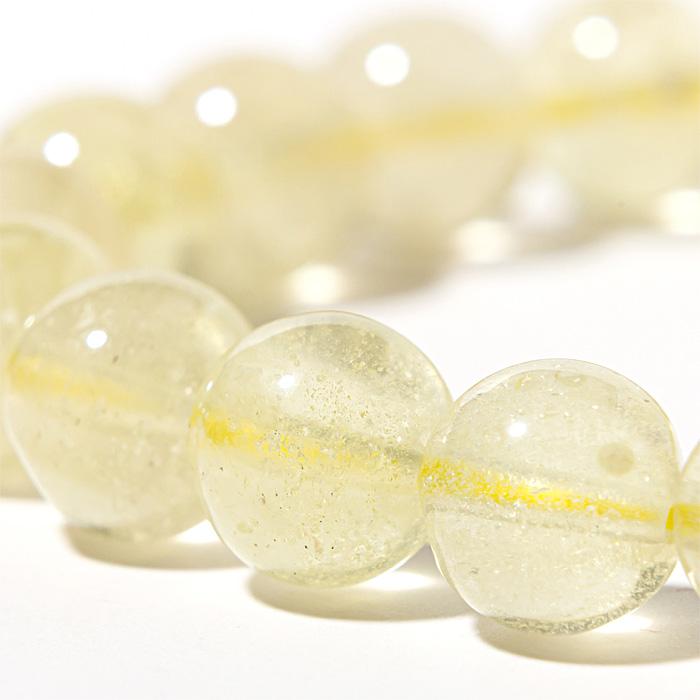 リビアングラス - ブレスレット7mm - 希少インパクトガラス