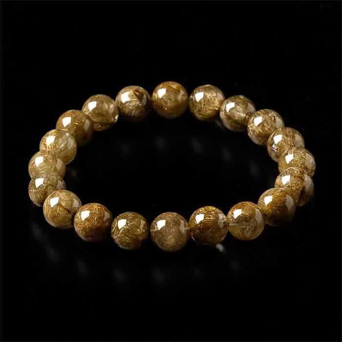 ルチルクォーツ ブレスレット シルバールチルクォーツ A （ブラジル産