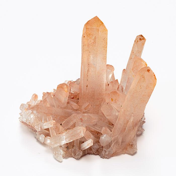 マダガスカル産 タンジェリンクォーツ 　水晶クラスター　3kgオーバー 水晶 クラスター タンジェリンクォーツ （マダガスカル産） No.961