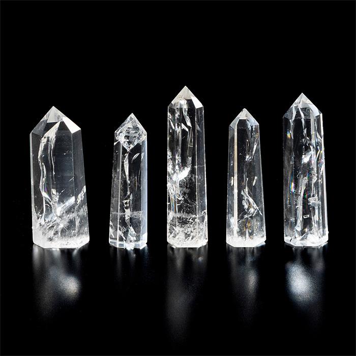 水晶 ポイント 結界水晶ポイント レインボー水晶 （アイリスクォーツ