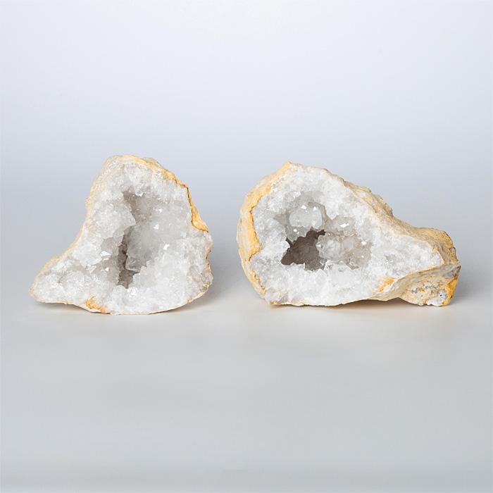 水晶 クラスター ジオード（晶洞） ペア （モロッコ産） No.116 : 宮忠