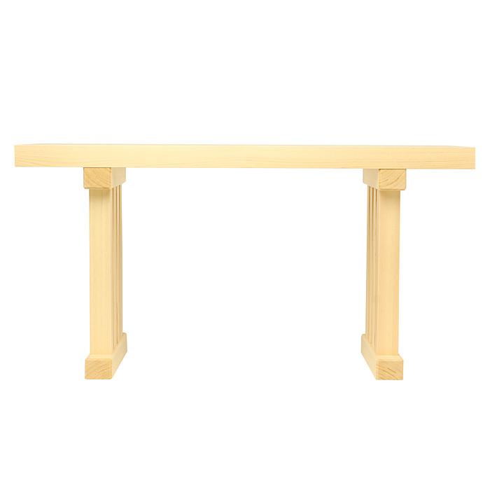 宮忠オリジナル 八足案 木曽桧製 幅700mm×奥行き240mm×高さ360mm_2