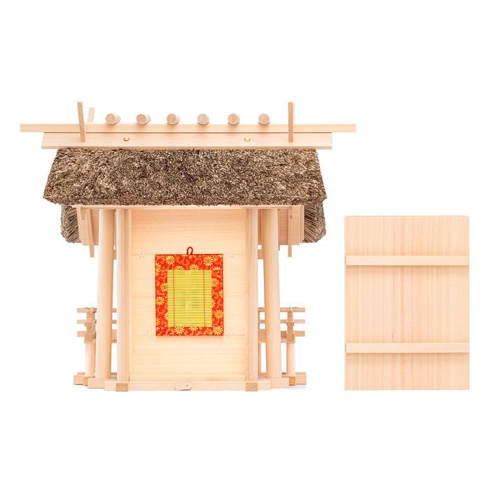 神棚 茅葺一社宮 国民神殿型 小（K-3） : 宮忠 - 通販 - Yahoo