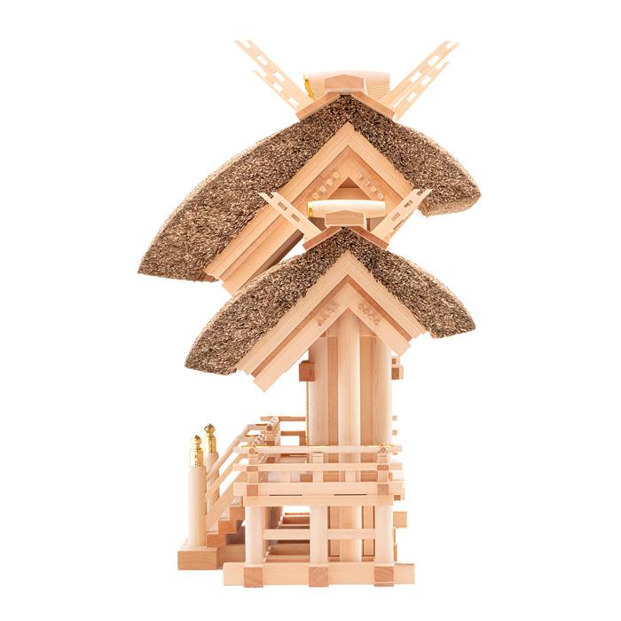 【未開封】伊勢神宮　神棚　おやしろ　洋風 茅葺き神棚 伊勢神宮 神棚 種類 伊勢神宮・茅葺屋根の神棚設置シリーズ