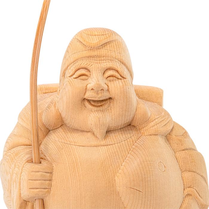 極上えびす大黒置物　木箱付　高約17.5㎝/1458g東Y7-0827①トトヒサ 極上えびす大黒置物 木箱付 高約17.5㎝/1458g東Y7-0827①トトヒサ