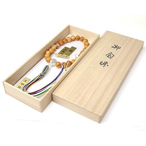 神道用珠数 桧 （男性用） 水晶仕立 五色紐_4