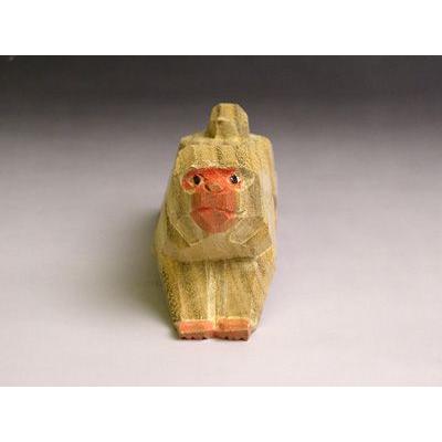 伊勢一刀彫 干支 申 : 宮忠 - 通販 - Yahoo!ショッピング