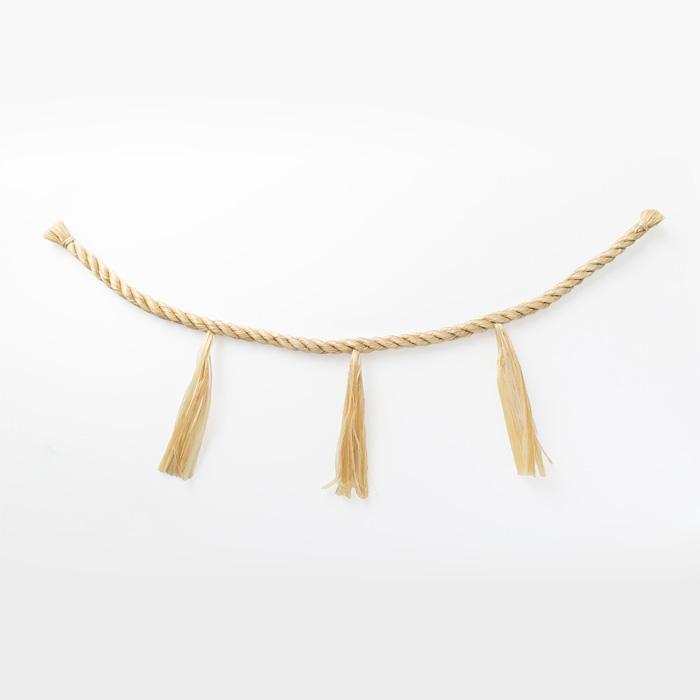 しめ縄 麻製 3尺×径2cm 房3本付 : 宮忠 - 通販 - Yahoo!ショッピング