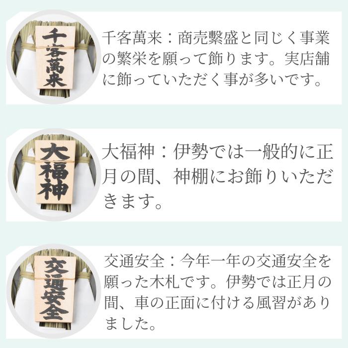 伊勢しめ縄(玄関用) ミニサイズ 蘇民将来子孫家門 : 宮忠 伊勢しめ縄(玄関用) ミニサイズ 蘇民将来子孫家門 : 宮忠