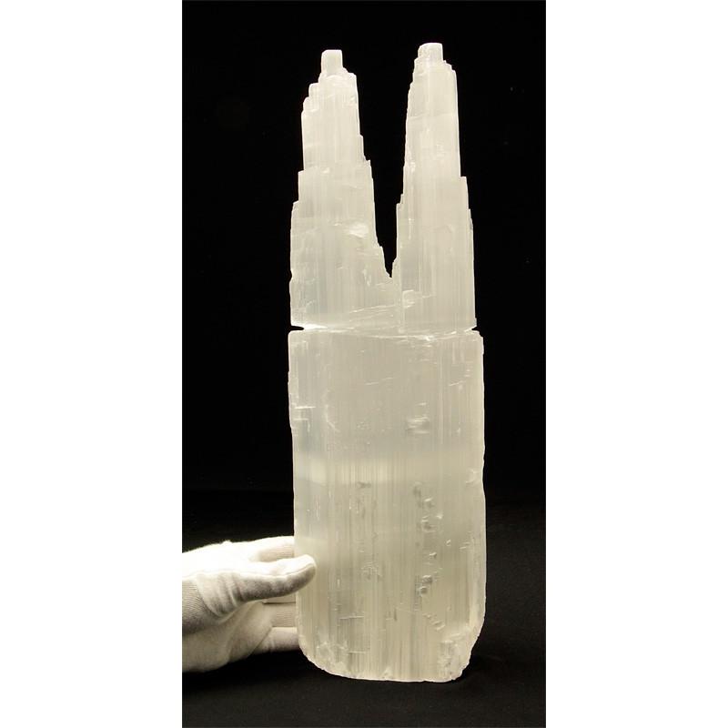 セレナイト ランプ セレナイトタワー ツインタワー No.4 : 宮忠 - 通販