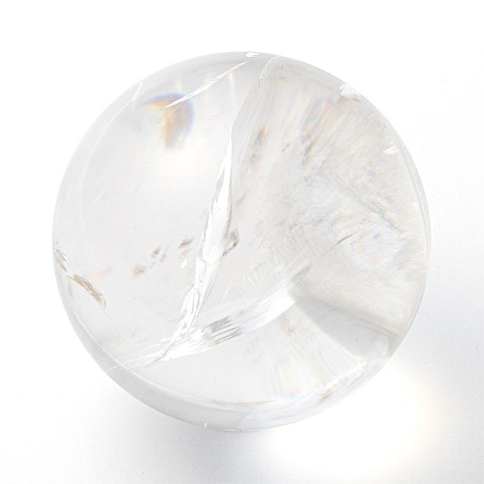 水晶 丸玉 ナチュラルレインボー水晶 （アイリスクォーツ） （ブラジル産） 82mm No.122_1