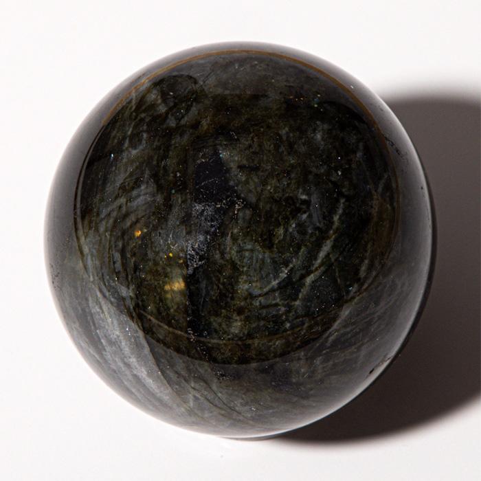 パワーストーン 天然石 水晶 ラブラドライト 丸玉 クリスタル ラブラドライト 丸玉 （マダガスカル産） 64mm No.8 : 宮忠 - 通販