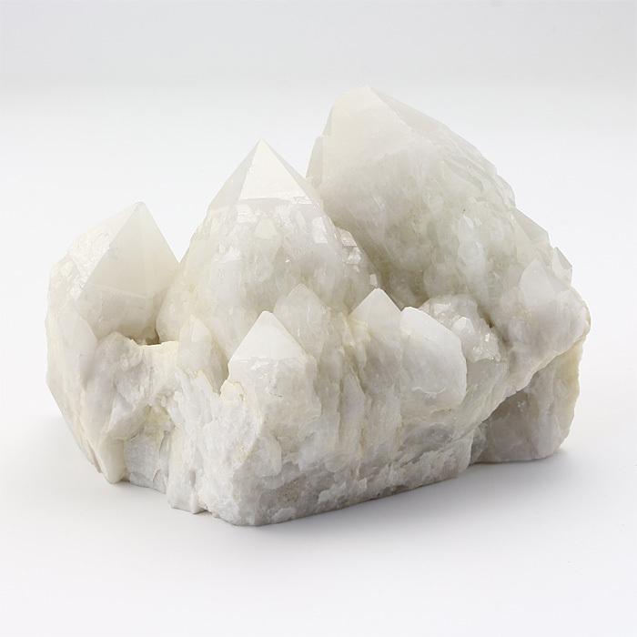 中国湖南省・揺崗仙(ヤオガンシャン)産 水晶フローライトエジリン共生