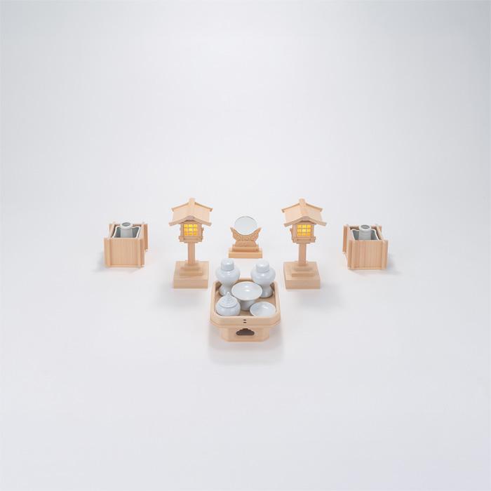 （神具セット） 神具ハーフセット（小）_1