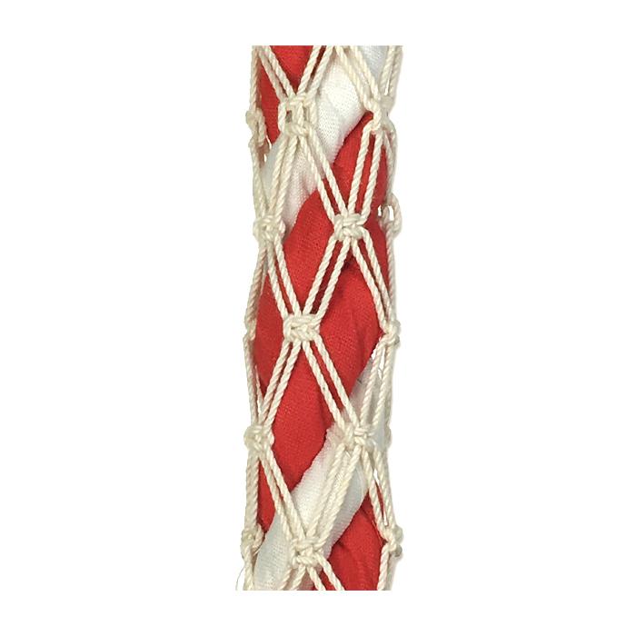 伊勢 宮忠 】【 小型 鈴緒 中 藁芯 紅白布巻 全長45cm 縄径2.6cm 伊勢 宮忠 】【 小型 鈴緒 中 藁芯 紅白布巻 全長45cm 縄径2.6cm