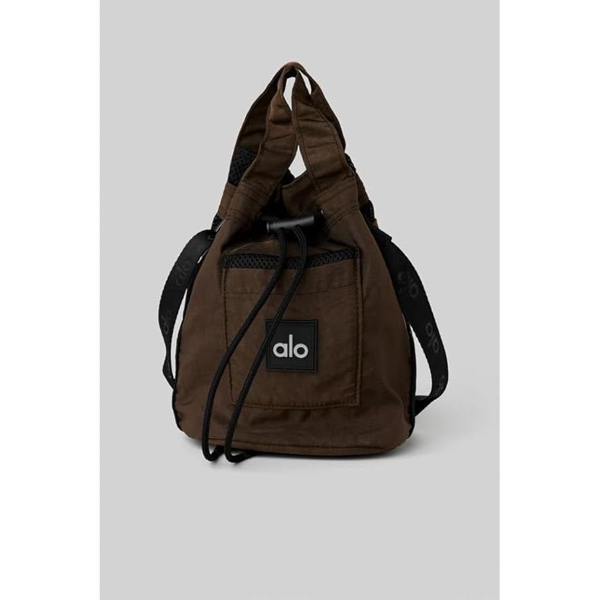 Alo Yoga アローヨガショルダーバッグ ポーチ ナイロン BK/BR[並行輸入