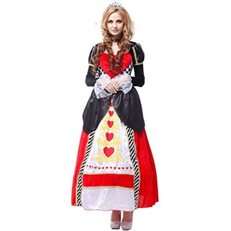 激安特価 ハートの女王 コスプレ ドレス 衣装 不思議の国のアリス トランプの国 キャラクター 大人 レディース ワンサイズ 日本全国送料無料 Www Sei Ba Gov Br