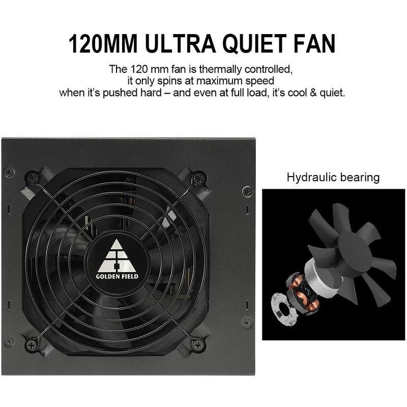 GOLDEN FIELD GPG 550W PC電源ユニット 80PLUS GOLD認証 フルモジュラー 高効率高耐久 ATX電源ユニット PLUS FIELD GPG 550W PC電源ユニット 80PLUS GOLD認証 フルモジュラー 高効率高耐久 ATX電源ユニット