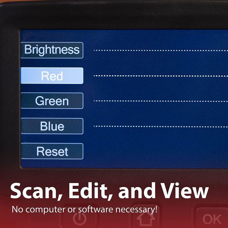 Magnasonic オールインワン 22MP フィルムスキャナー 大型5インチディスプレイ&HDMI付き 35mm/126/110/Sup オールインワン 22MP フィルムスキャナー 大型5インチディスプレイ&HDMI付き 35mm/126/110/Sup