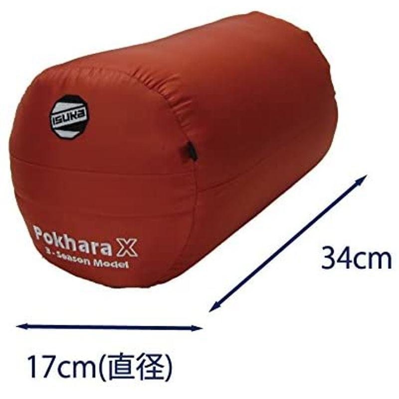 イスカ(ISUKA) 寝袋 イスカ(ISUKA) ポカラX ブリック最低使用温度-6度 146929 ISUKA イスカ 寝袋 ポカラX ブリック最低使用温度 6度 cm ポリエステル100%