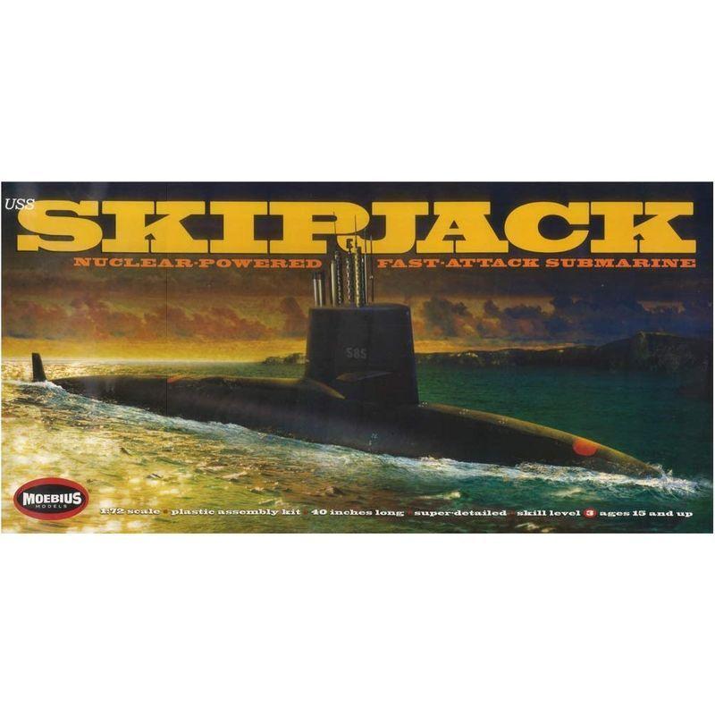 メビウスモデル 1/72 アメリカ海軍 原子力潜水艦 USS スキップジャック プラモデル 1/72 アメリカ海軍 原子力潜水艦 USS スキップジャック プラモデル