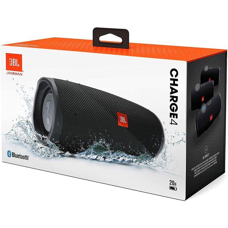 JBL CHARGE4 Bluetoothスピーカー IPX7防水/USB Type-C充電/パッシブラジエーター搭載 ブラック JBLCH Type JBL CHARGE4 Bluetoothスピーカー IPX7防水/USB C充電/パッシブラジエーター搭載 ブラック JBLCH