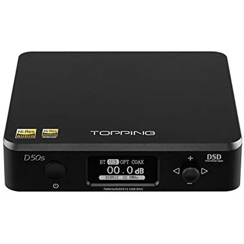 TOPPING D50s Bluetooth5.0 デスクトップデコーダー DSD512 32bit / 768kHz 2*ES9038Q2 aptx D50s Bluetooth5 デスクトップデコーダー DSD512 32bit 768kHz 2*ES9038Q2 SABRE