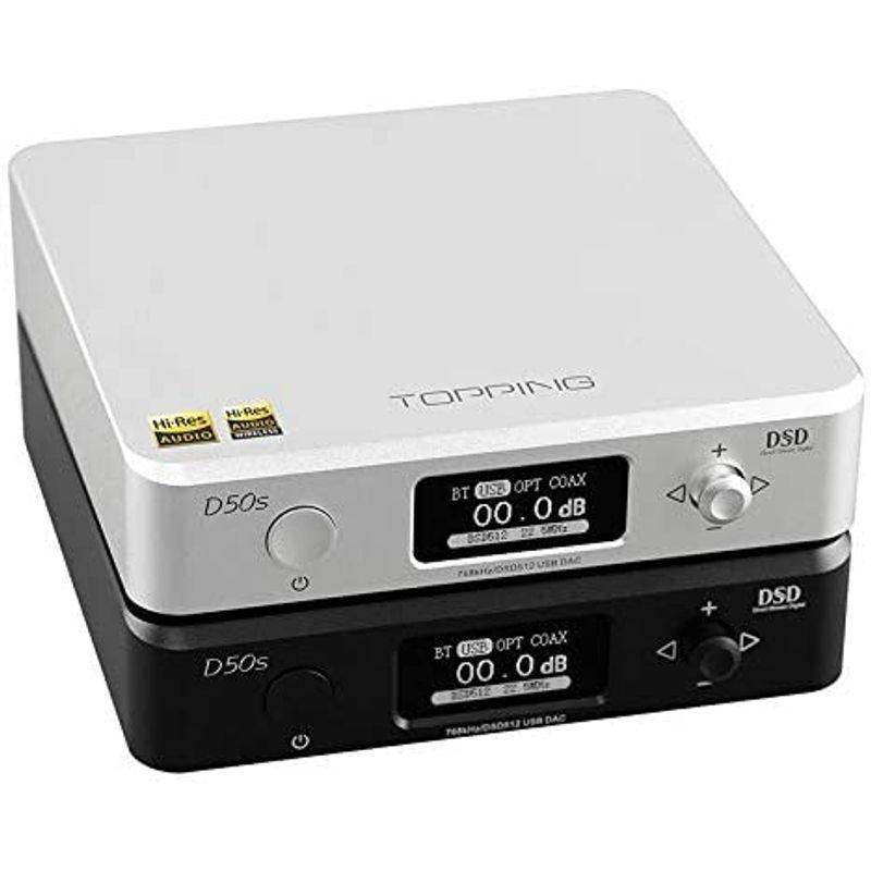 TOPPING D50s Bluetooth5.0 デスクトップデコーダー DSD512 32bit / 768kHz 2*ES9038Q2 aptx D50s Bluetooth5 デスクトップデコーダー DSD512 32bit 768kHz 2*ES9038Q2 SABRE