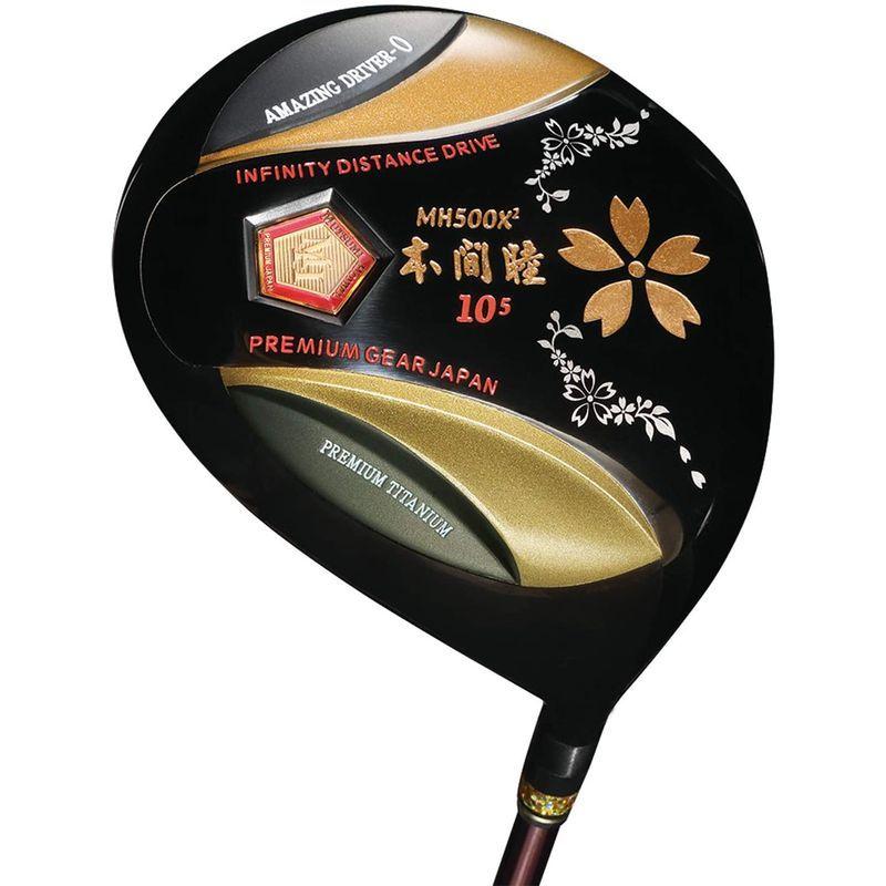 ムツミホンマ (MUTSUMI HONMA) 高反発ドライバー MH500X2 ゴルフクラブ カーボンシャフト ロフト角10.5度 シニア 5インチ 5度 MUTSUMI HONMA 高反発ドライバー MH500X2 ゴルフクラブ カーボンシャフト ロフト角10 シニア