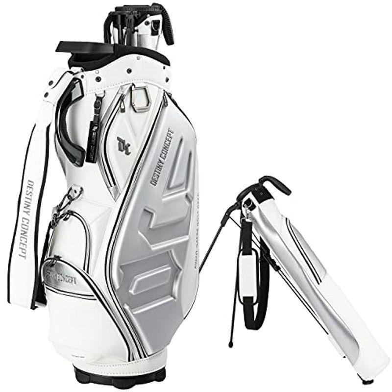 ディスティニーコンセプトDESTINY CONCEPT デュアル キャディバッグ DC-X14B DUAL セルフスタンドクラブケース 内蔵