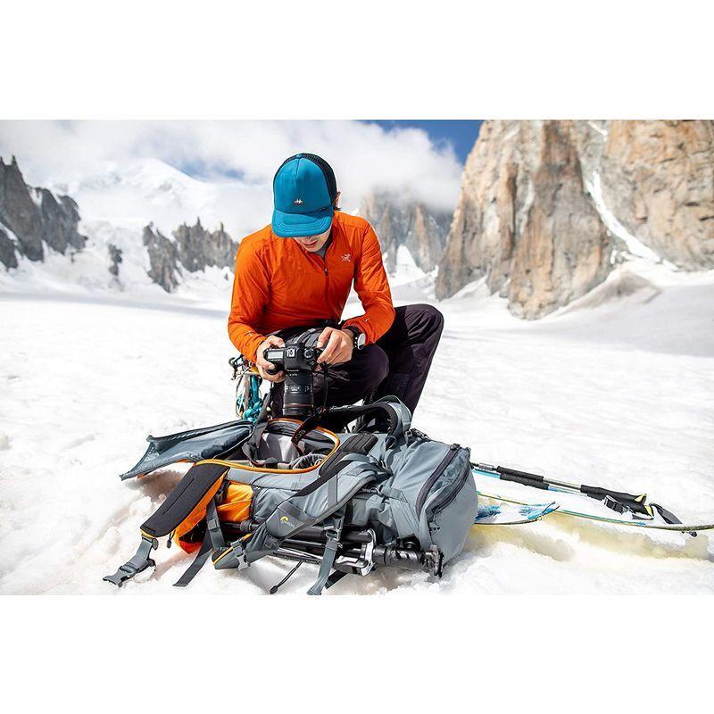 Lowepro カメラバッグ パウダー BP500AW グレー/オレンジ 51L レインカバー付属 LP37230-PWW 0cm カメラバッグ パウダー BP500AW グレー/オレンジ 51L レインカバー付属 LP37230 PWW