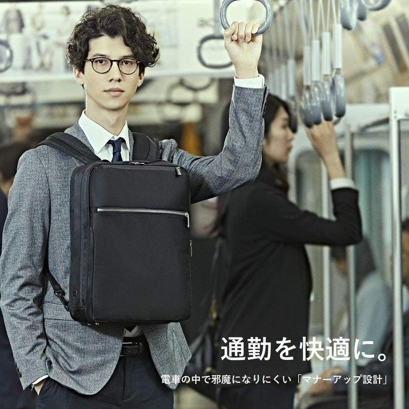 エースジーン ビジネスリュック ガジェタブルCB 15インチPC収納可 コーデュラバリスティック使用 セットアップ可能 メンズ ブラック ビジネスリュック ガジェタブルCB 15インチPC収納可 コーデュラバリスティック使用 セットアップ可能 メンズ ブラック サイズ ナイロン