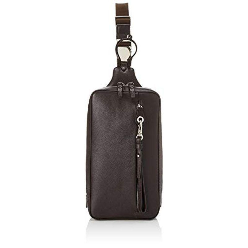 ピーアイディー ワンショルダーバッグ セルヴァ PAP205 レザーワンショルダーバッグ メンズ チョコ