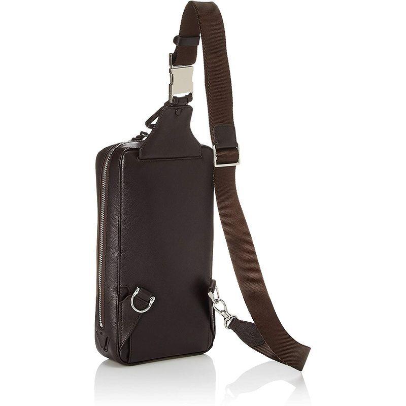 ピーアイディー ワンショルダーバッグ セルヴァ PAP205 レザーワンショルダーバッグ メンズ チョコ ワンショルダーバッグ セルヴァ PAP205 レザーワンショルダーバッグ メンズ チョコ