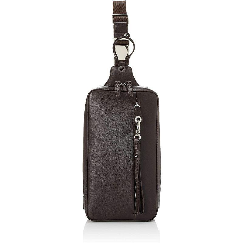 ピーアイディー ワンショルダーバッグ セルヴァ PAP205 レザーワンショルダーバッグ メンズ チョコ ワンショルダーバッグ セルヴァ PAP205 レザーワンショルダーバッグ メンズ チョコ