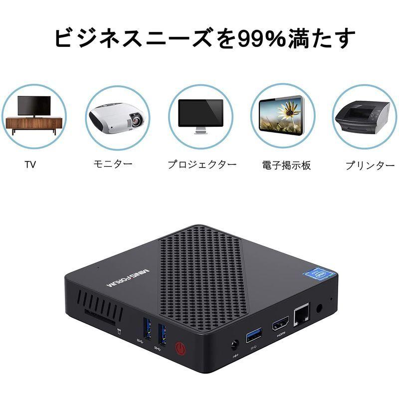 MINISFORUM N40ミニPC インテルCeleron N4020 最大2.8GHz DDR4 4GB 64GB ファンレス パソコン 最大2 8GHz N40ミニPC インテルCeleron N4020 DDR4 4GB 64GB ファンレス パソコン